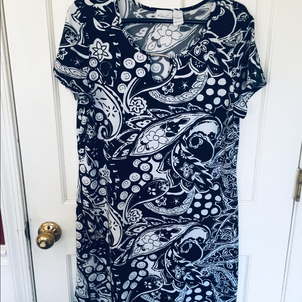 Kim Rogers lBlack and white Dress. Like New !!!